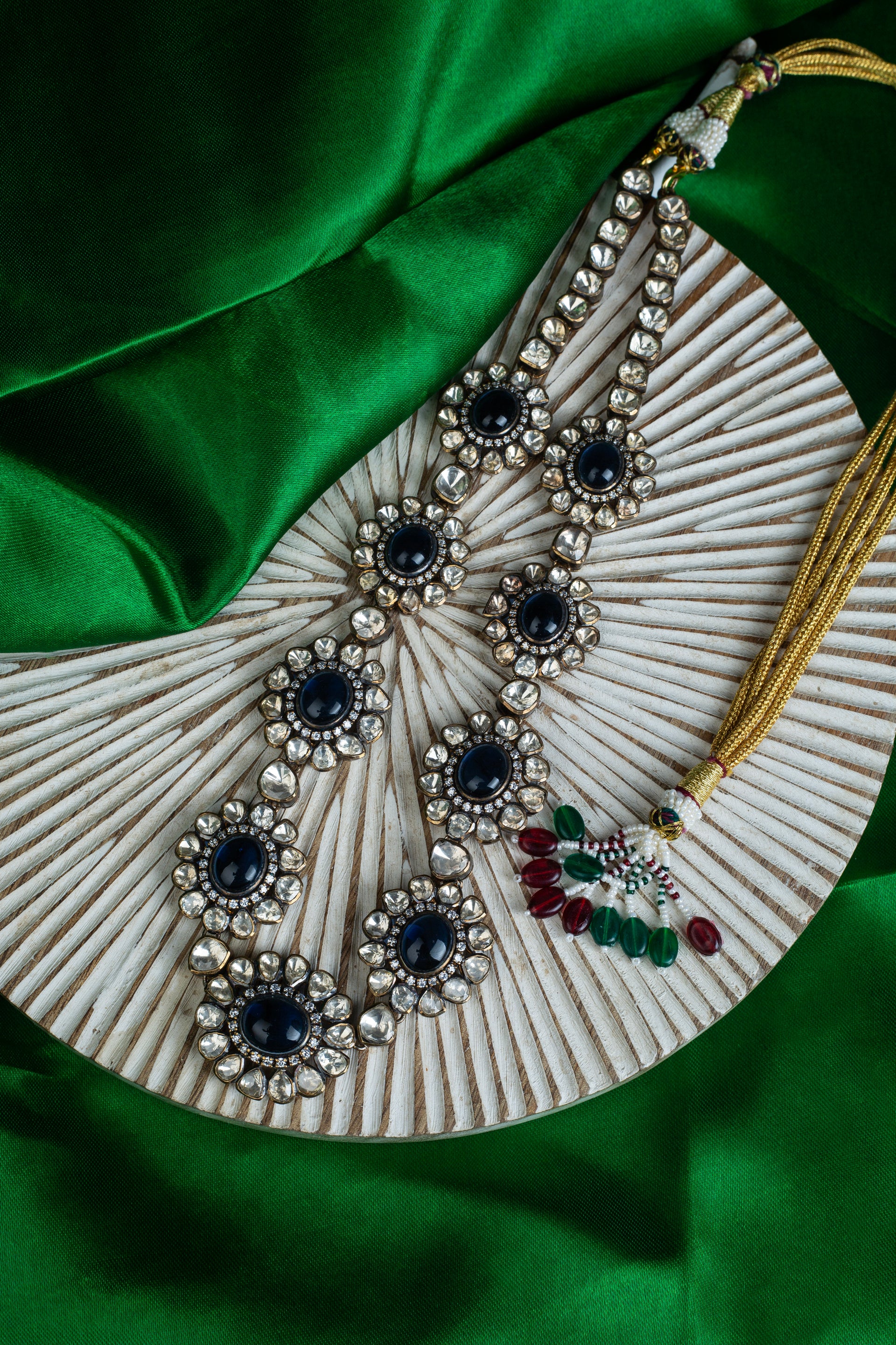 MOISSANITE POLKI NECKLACE