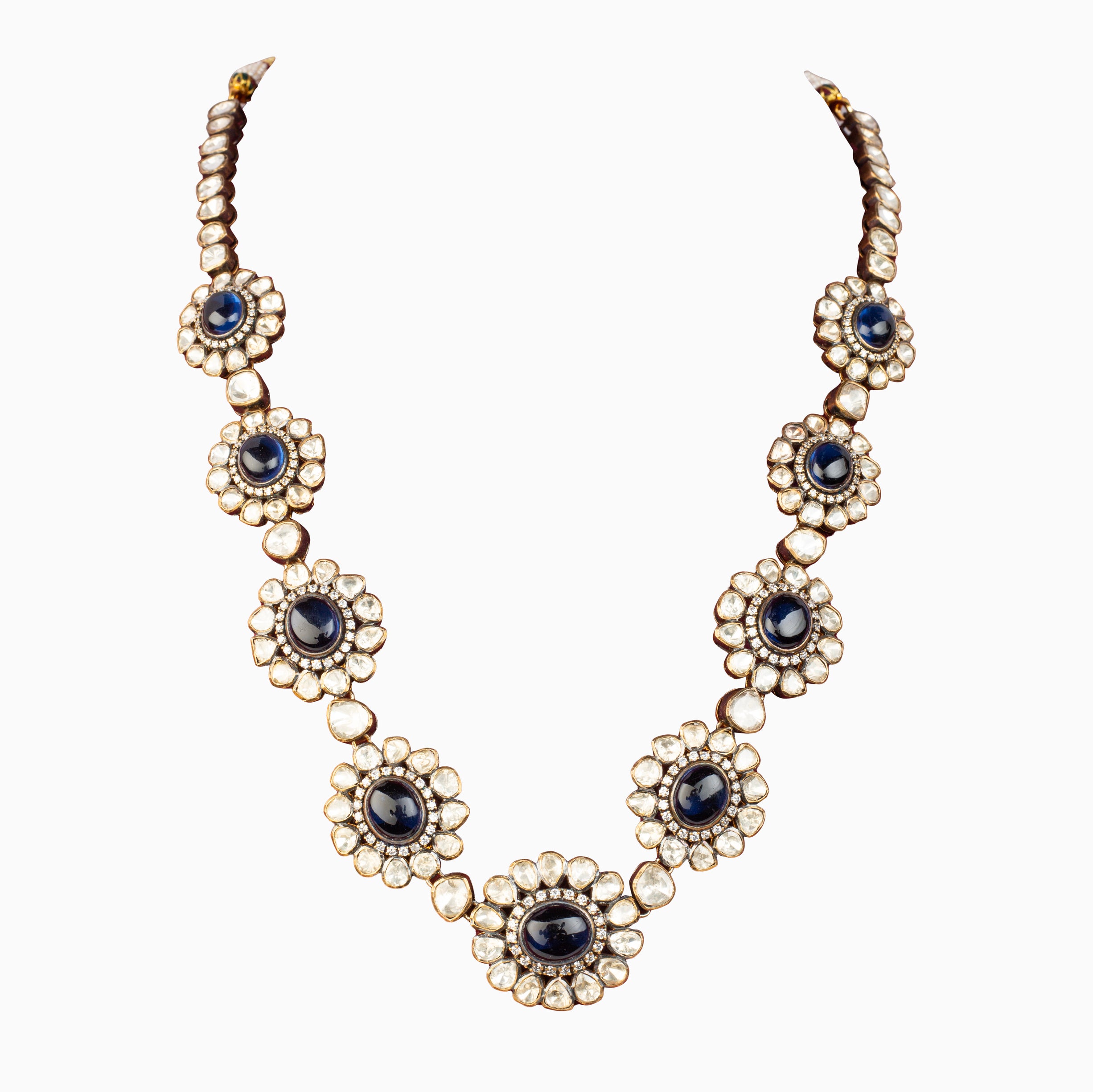 MOISSANITE POLKI NECKLACE