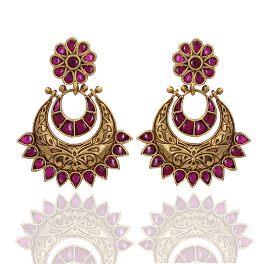 Pink Traditional Earrings - Magnetize
