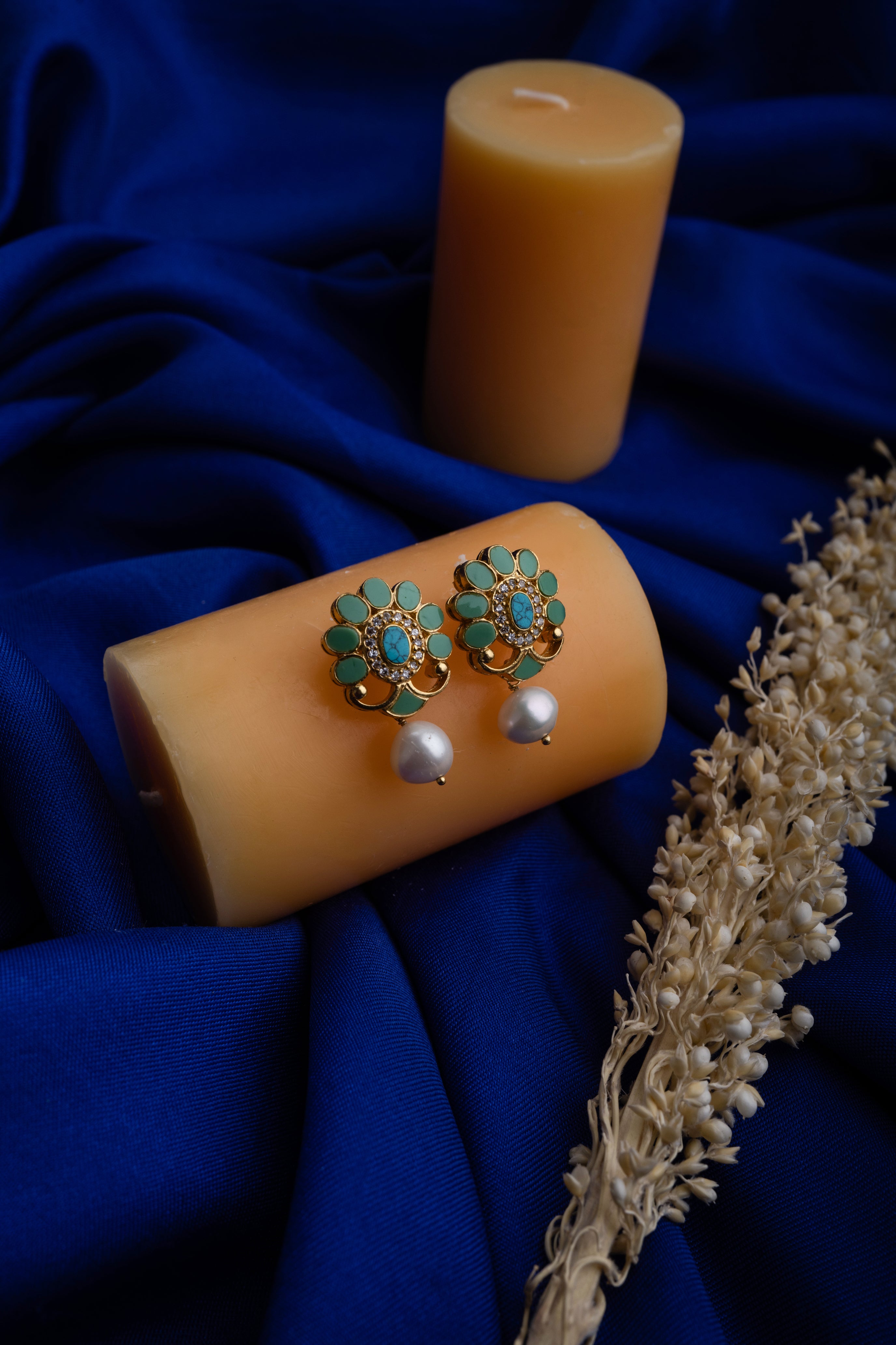 TURQUOISE DANGLER EARRINGS