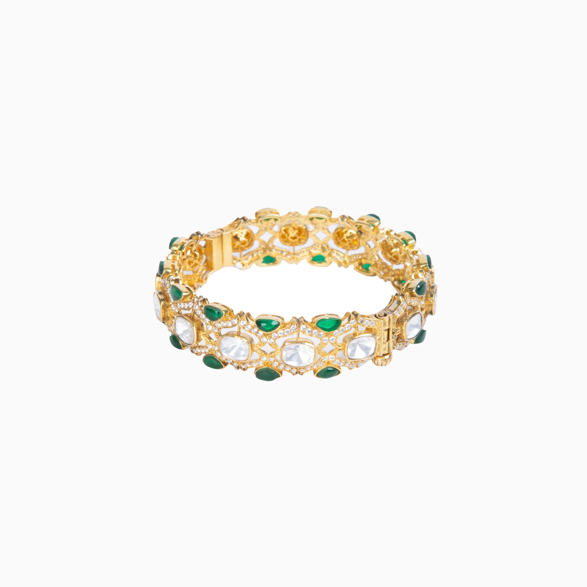 MOISSANITE POLKI BANGLE