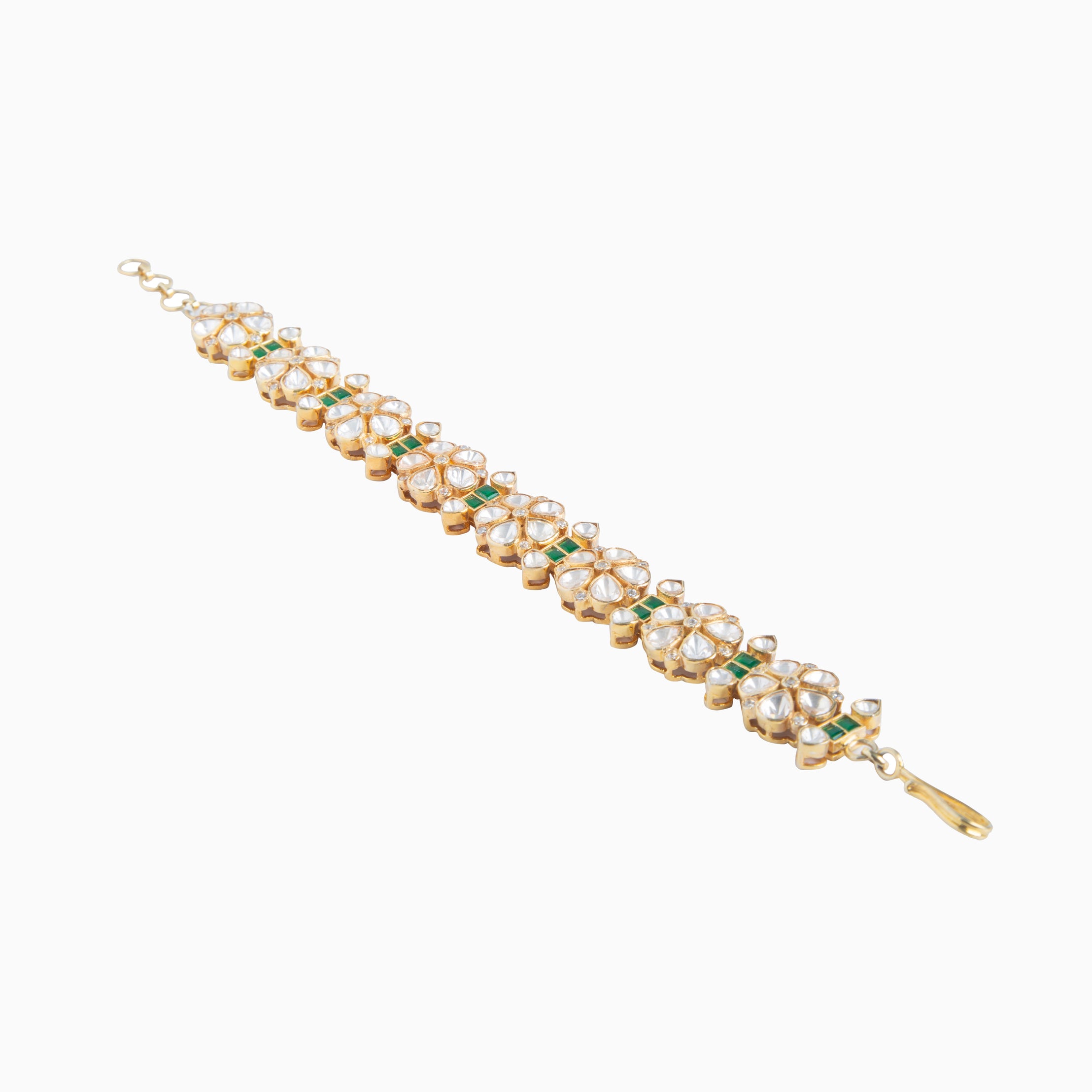 MOISSANITE POLKI BRACELET