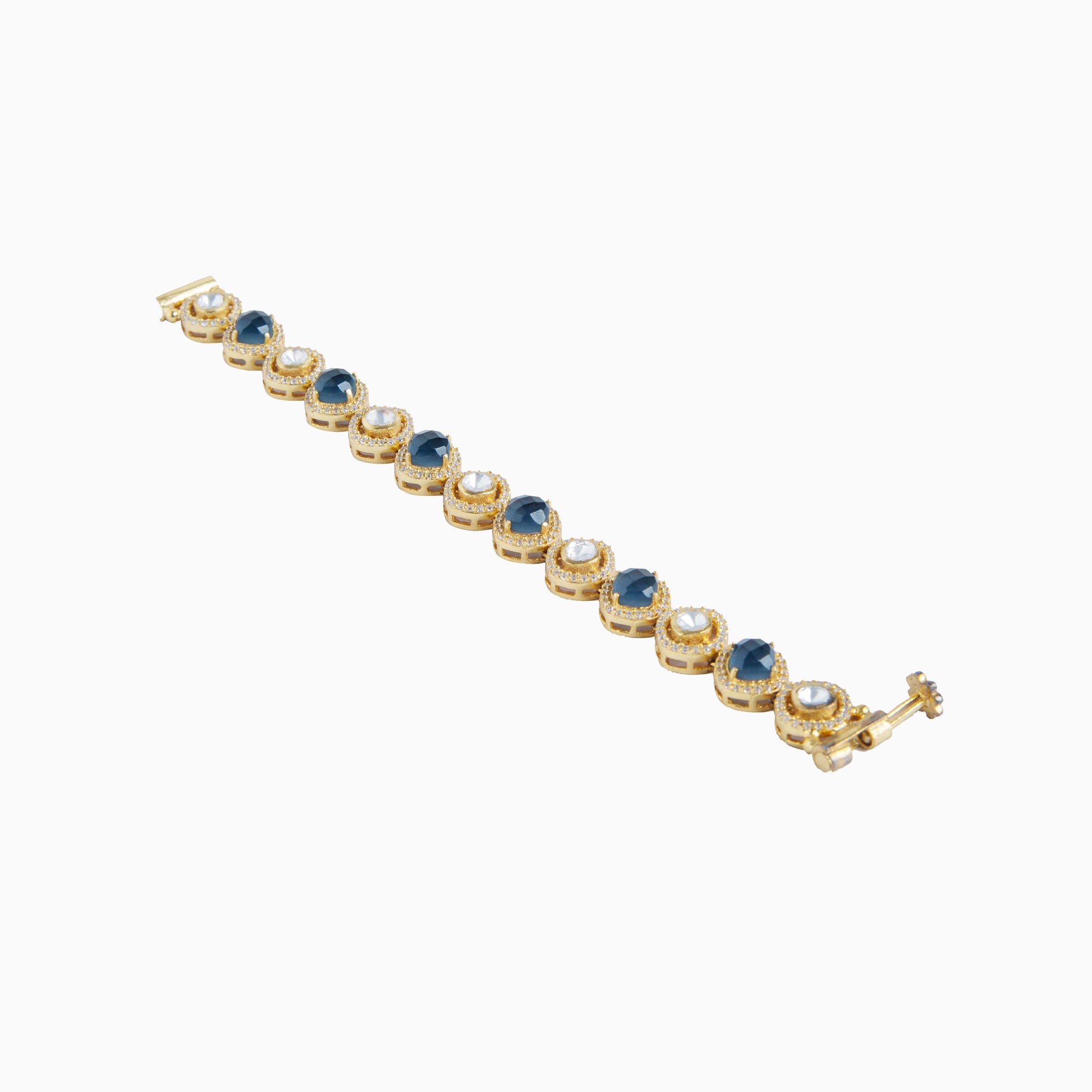 MOISSANITE POLKI BRACELET