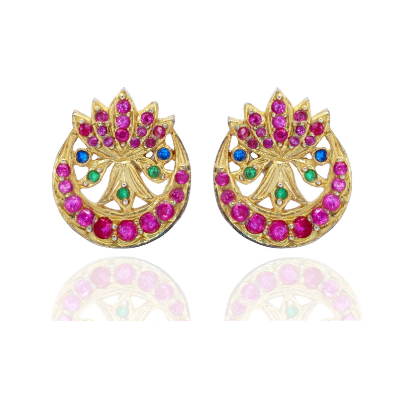 Ruby Emerald Earrings - Captivate