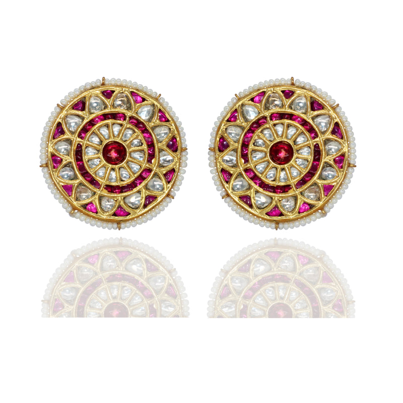Red Gold Earrings - Fusionology