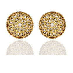 Gold Contemporary Earrings -Cleopatra