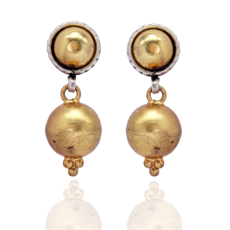 Gold Drop Gifting Ideal Earrings - Caramel Precious
