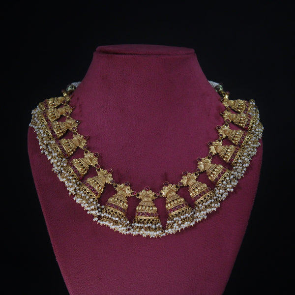 GOLD PLATED STERLING SILVER NECKLACE IN SOUTH COLLECTIONS.