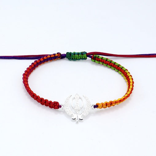 RAKHI IN 92.5 STERLING SILVER WITH  THREAD.